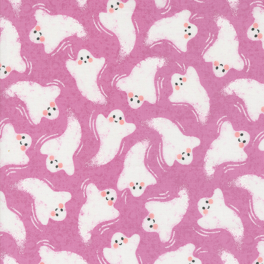 Hey Boo Friendly Ghost Purple Haze by Lella Boutique for Moda Fabrics