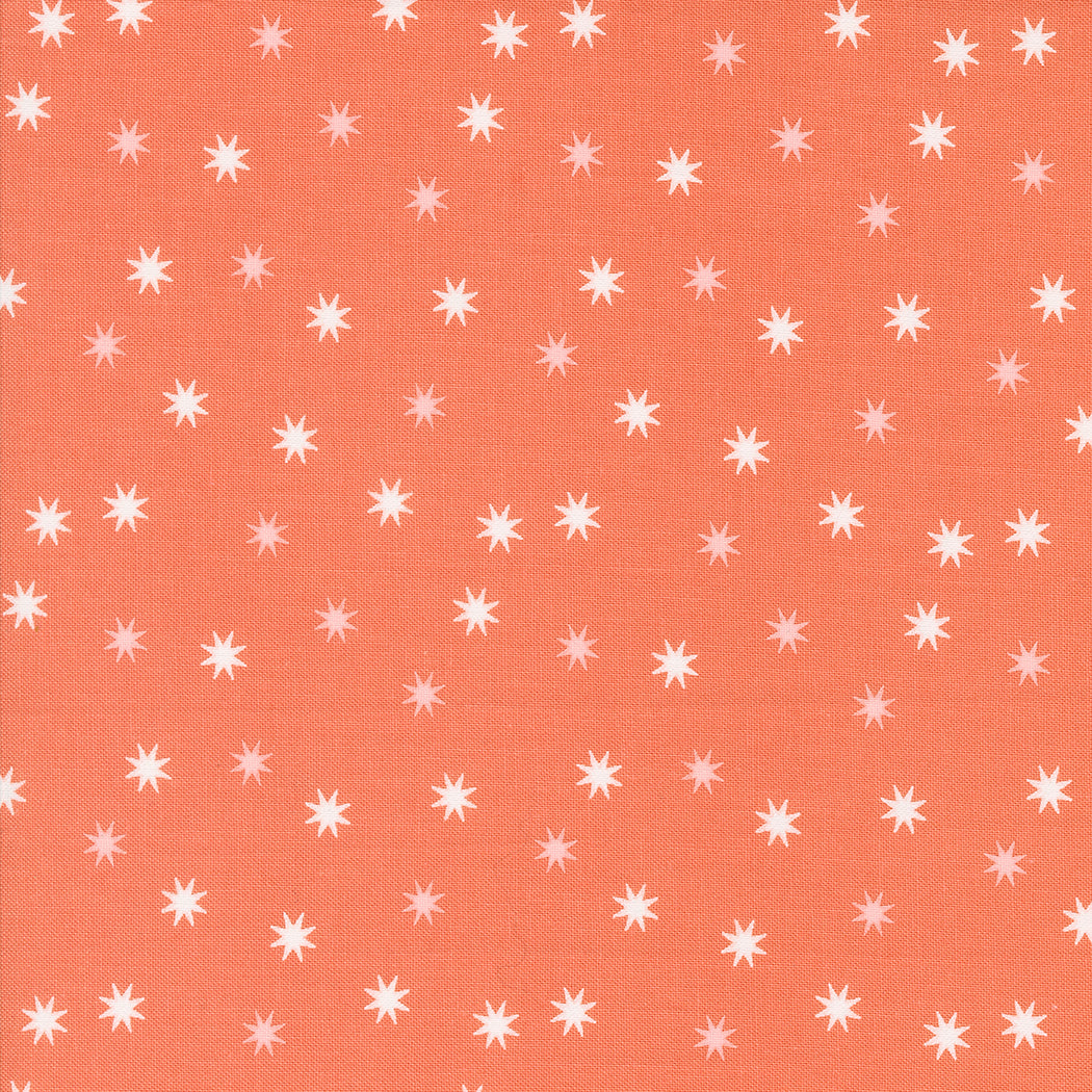 Hey Boo Practical Magic Stars Soft Pumpkin by Lella Boutique for Moda Fabrics