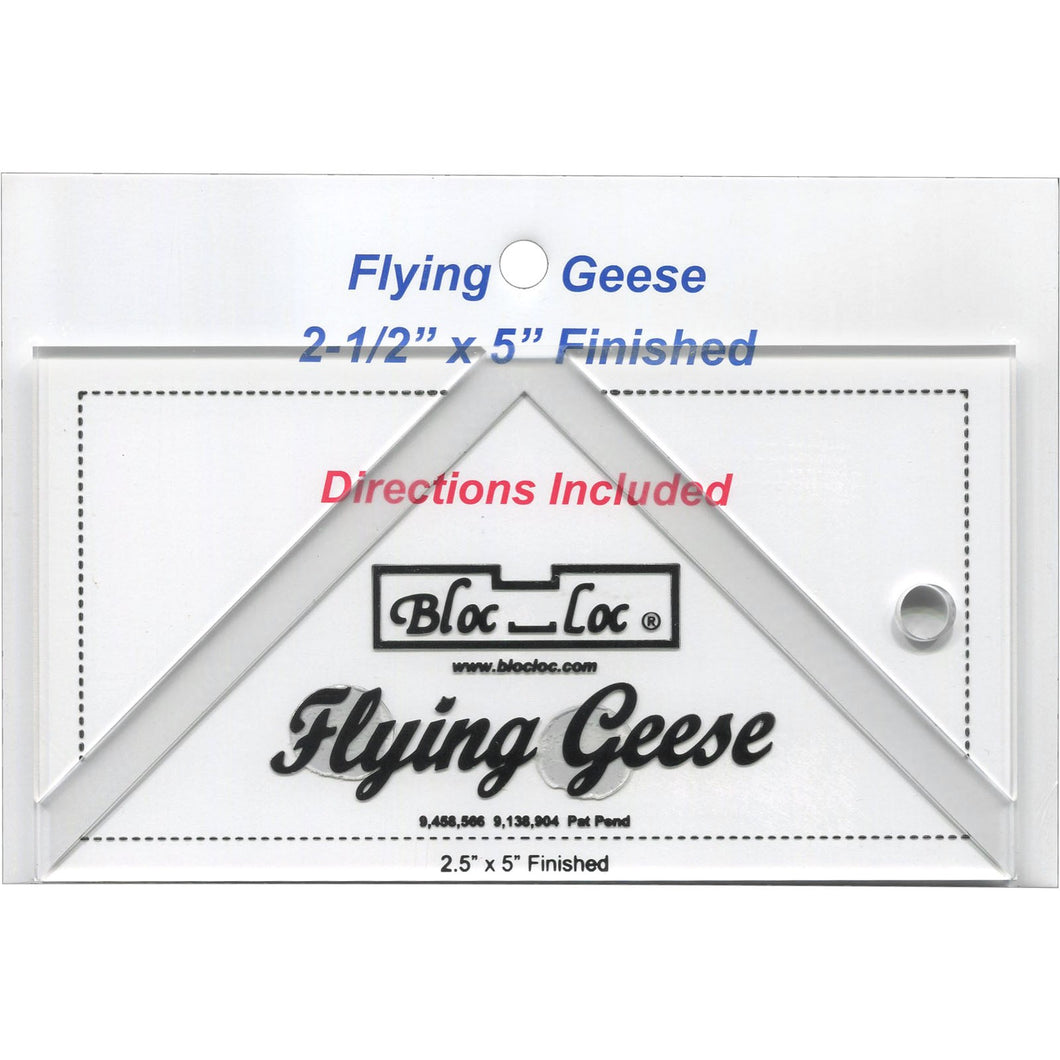 Bloc Loc Flying Geese Ruler 2.5