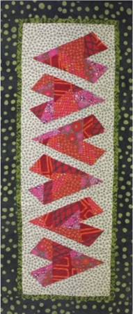 Crazy Hearts Table Runner