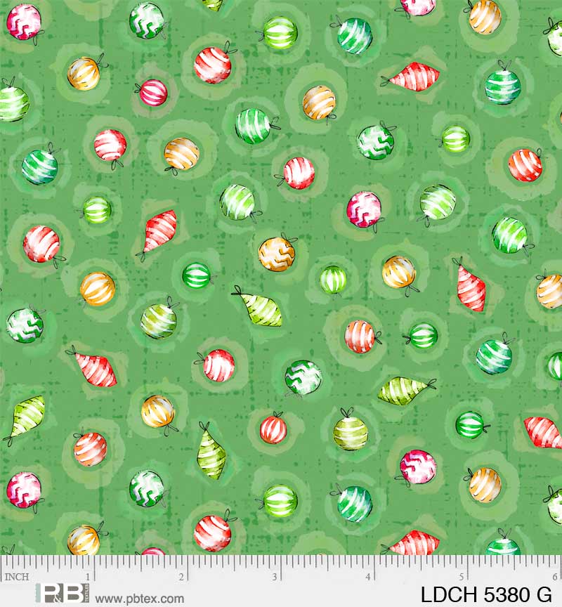 Little Darlings Christmas Ornaments Green