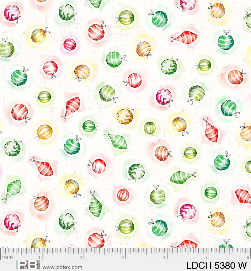Little Darlings Christmas Ornaments White