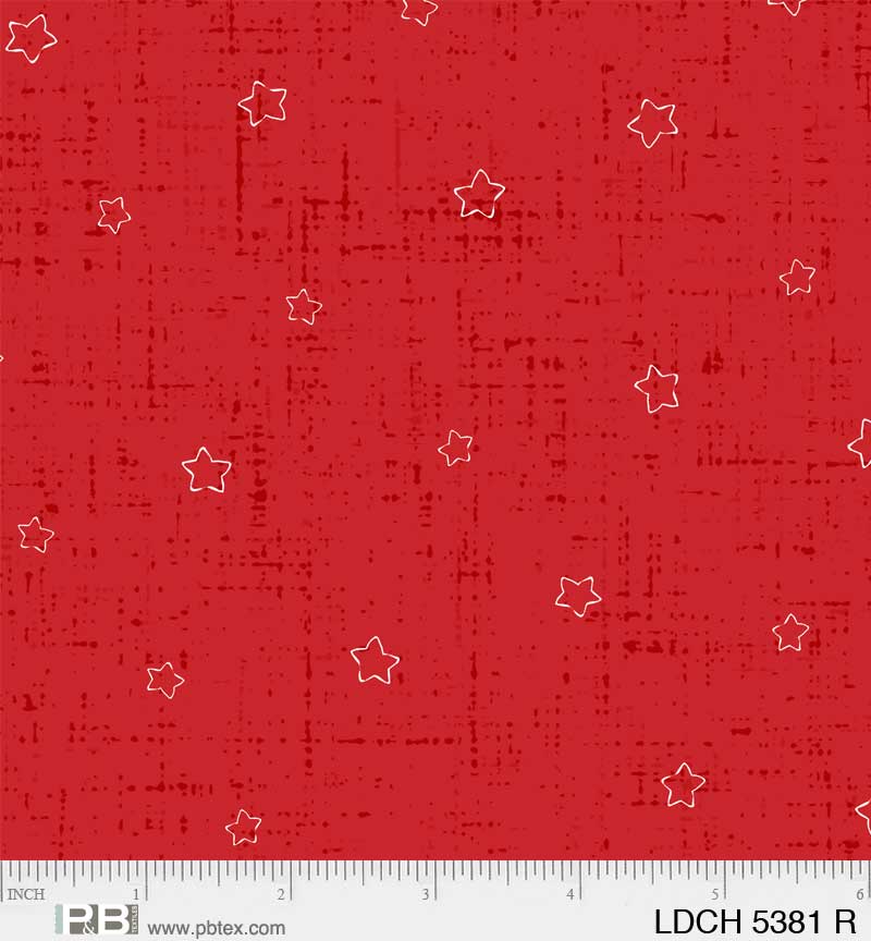 Little Darlings Christmas Stars Red