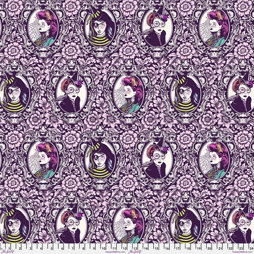 Nightshade Deja vu Mini Coven in Nerium by Tula Pink for Freespirit