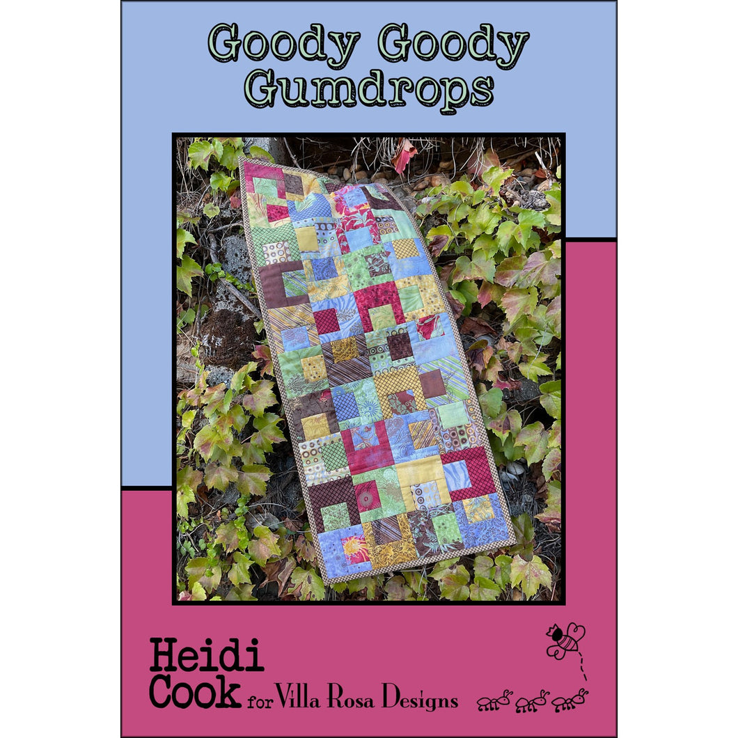 Goody Goody Gumdrops Postcard Pattern by Heidi Cook for Villa Rosa Designs