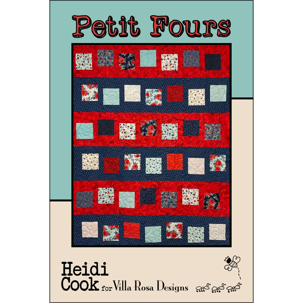 Petit Fours Postcard Pattern by Heidi Cook for Villa Rosa Designs