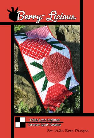 Berry-licious Table Runner Villa Rosa Designs Postcard Pattern
