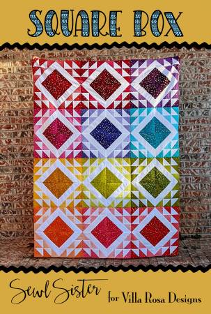 Square Box Postcard Pattern by Soul Sisters for Villa Rosa Designs