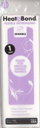 Heat N' Bond Fusible Interfacing Medium Weight 20in x 1yd