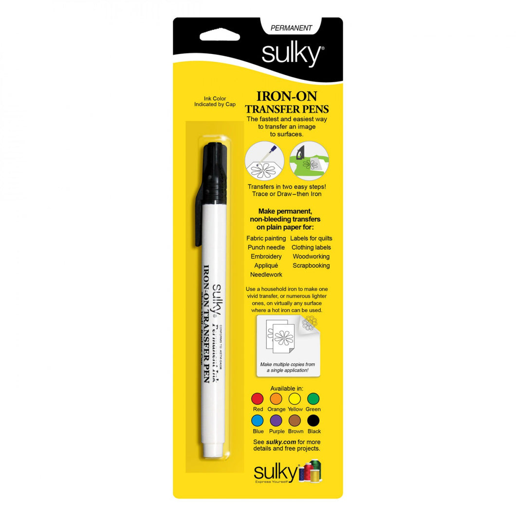 Sulky Black Iron-On Transfer Pen
