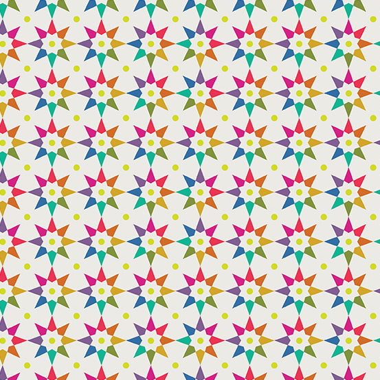 Rainbow Star Day cotton fabric Alison Glass Andover