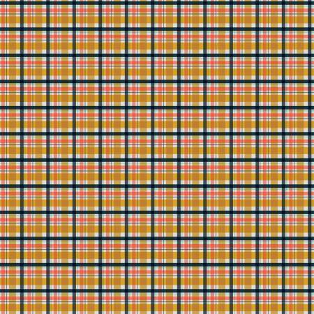 Golden Days Mustard Plaid