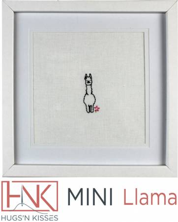 Llama Hugs 'N Kisses Mini Embroidery Pattern