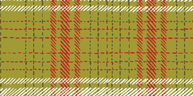 Happy Howlidays Plaid by Richelle Lynn Gran for Paintbrush Studio