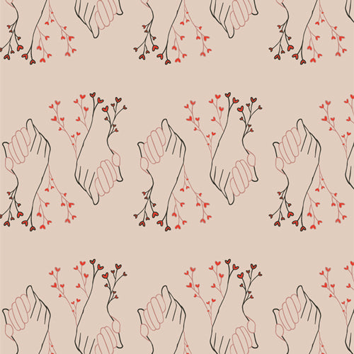 Open Heart Better Together Maureen Cracknell for Art Gallery Fabrics cotton quilting fabric