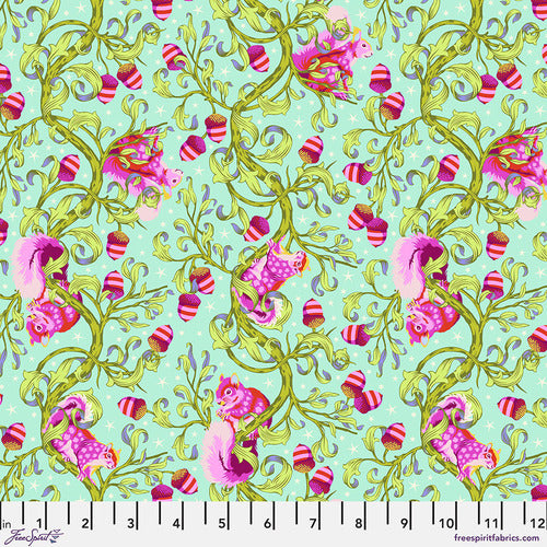 Tiny Beasts Oh Nuts Glimmer by Tula Pink