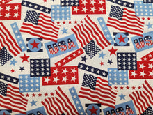 Patriotic Toss on White 