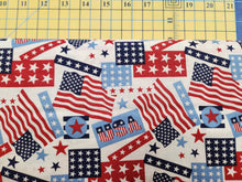 Patriotic Toss on White