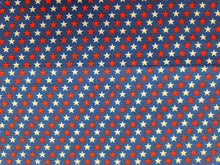 Red & White Stars on Blue 
