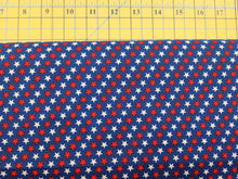 Red & White Stars on Blue 