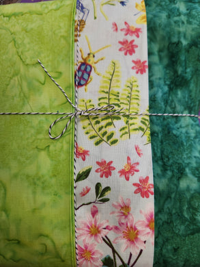 6 Yard Bundle Kit for 3 Yard Quilt Patterns-Green