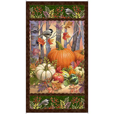Autumn Forest Panel by QT Fabrics