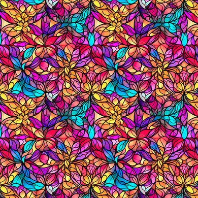 Night Flight Stained Glass Multi