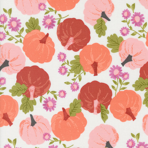 Hey Boo Pumpkin Patch Ghost by Lella Boutique for Moda Fabrics