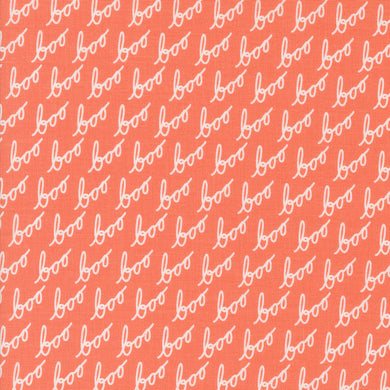 Hey Boo Boo! Soft Pumpkin by Lella Boutique by Moda Fabrics