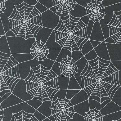 Hey Boo Spider Webs Midnight by Lella Boutique for Moda Fabrics