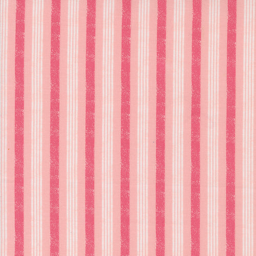 Hey Boo Boougie Stripe Bubble Gum Pink by Lella Boutique for Moda Fabrics