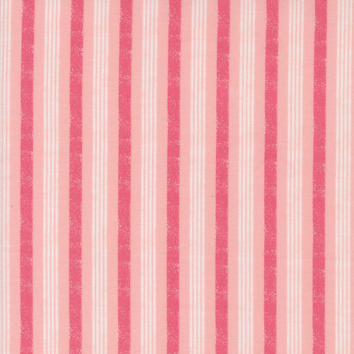 Hey Boo Boougie Stripe Bubble Gum Pink by Lella Boutique for Moda Fabrics