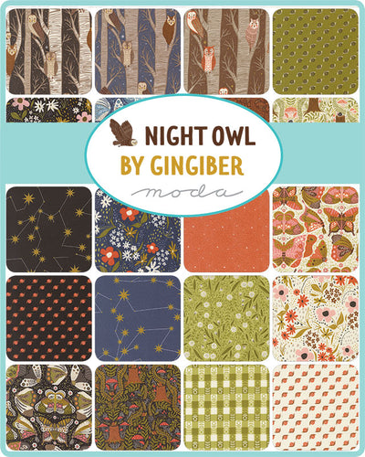 Night Owl by Gingiber Fat Quarter Bundle