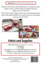 Be Mine Heart Zipper Pouch Back