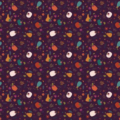 Little Witch Pumpkin Patch Purple by Riley Blake Designs