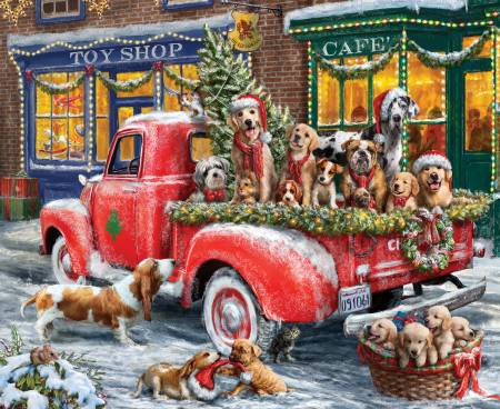 Christmas Wishes Heart of Christmas Panel