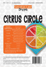Citrus Circle Quilt Pattern by Sassafras Lane Designs Back
