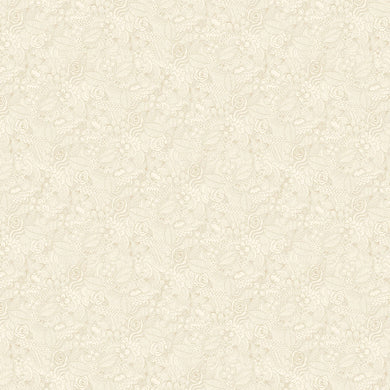 Cream & Sugar XI Beige Floral Collage