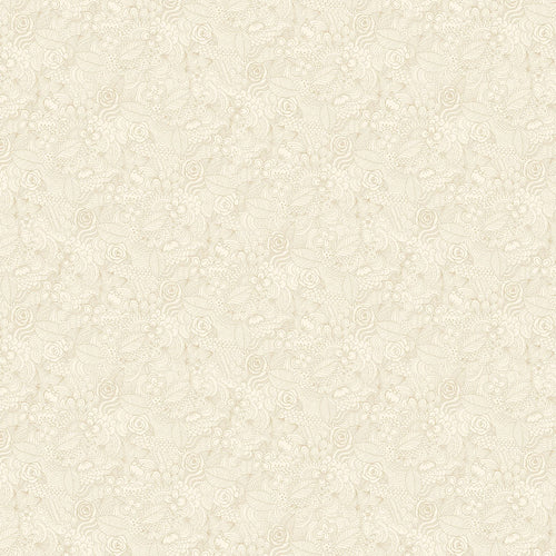 Cream & Sugar XI Beige Floral Collage
