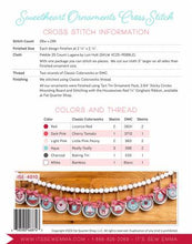 Sweetheart Ornaments Cross Stitch Pattern
