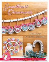 Sweetheart Ornaments Cross Stitch Pattern