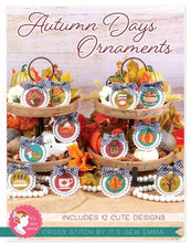 Autumn Days Ornaments Cross Stitch Pattern