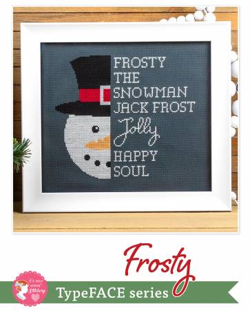 Frosty TypeFACE Cross Stitch Pattern