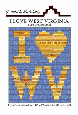 I Love West Virginia Quilt Pattern