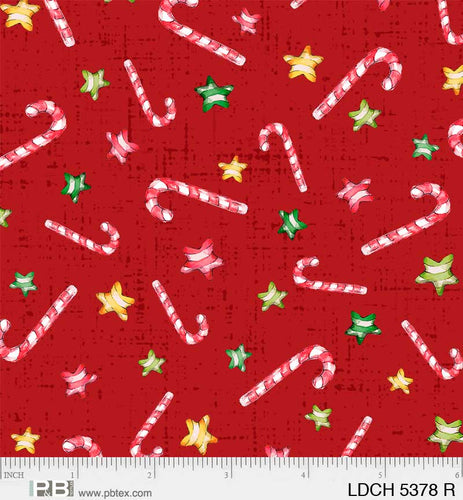 Little Darlings Christmas Candy Canes Red