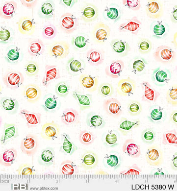 Little Darlings Christmas Ornaments White
