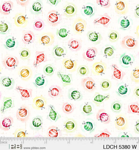 Little Darlings Christmas Ornaments White
