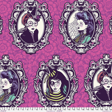 Nightshade Deja vu Coven in Oleander by Tula Pink for Freespirit