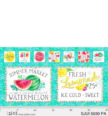 Sweet & Juicy Placemat & Coaster Panel by Courtney Morgenstern for P&B Textiles