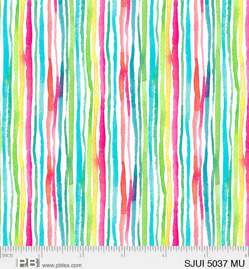 Sweet & Juicy Stripe by Courtney Morgenstern for P&B Textiles